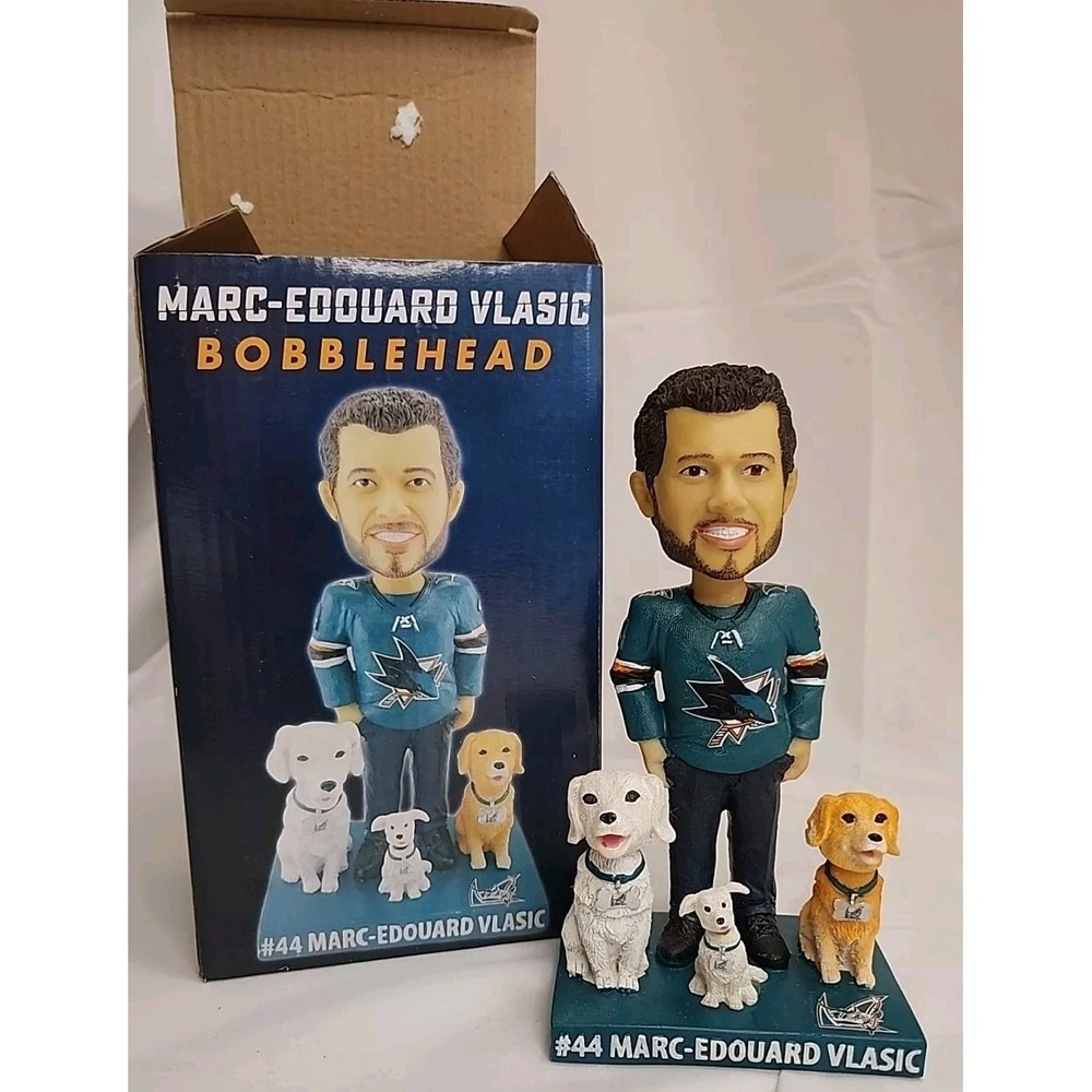 Marc Edouard Vlasic Ice Hockey Dogs #44 Defense‎ Man Bobblehead San Jose Sharks